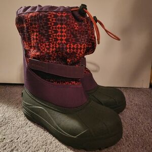 Columbia Girls Powderbug Plus II Snow Boots Size 7